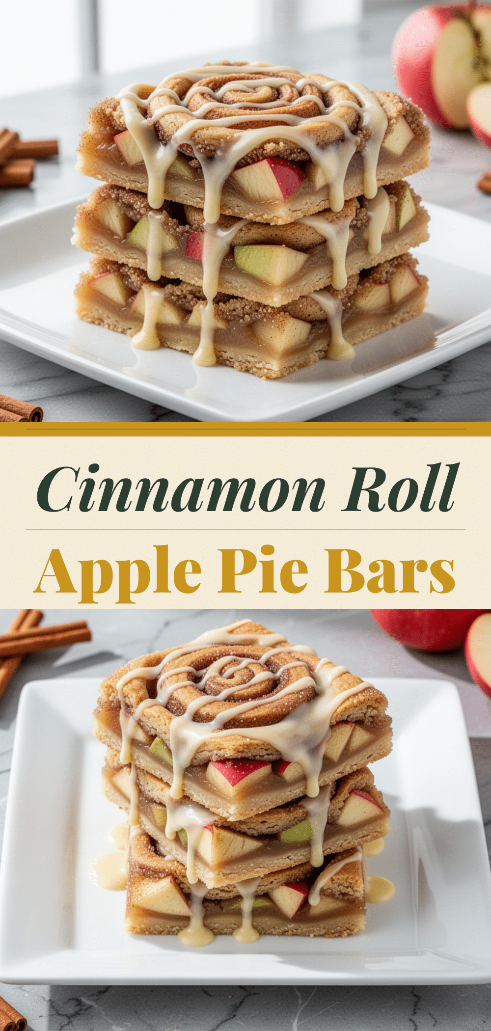 Fall Cinnamon Roll Apple Pie Bars: Easy 5-Ingredient Dessert 5 Fall Cinnamon Roll Apple Pie Bars recipe