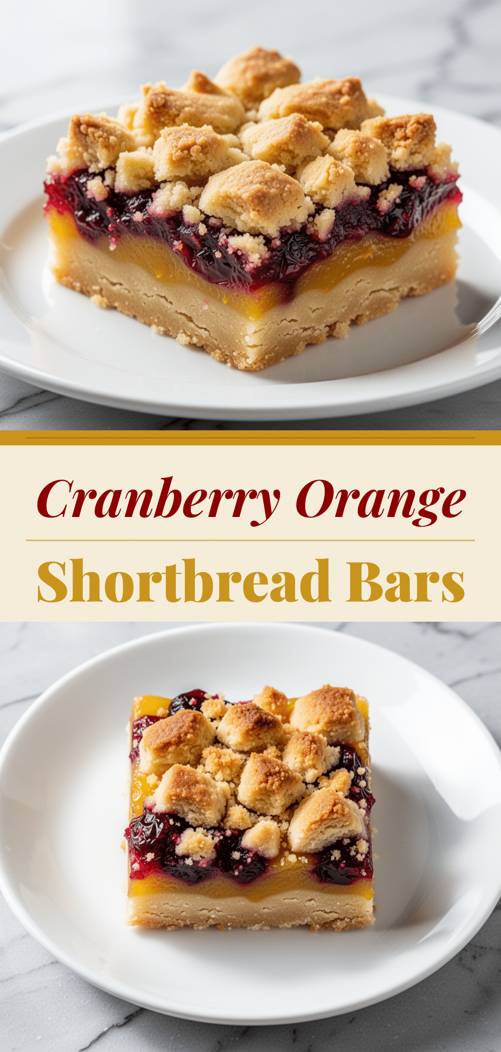 Fall Cranberry Orange Shortbread Bars: 4 Easy Holiday Treats 5 fall cranberry orange shortbread bars recipe