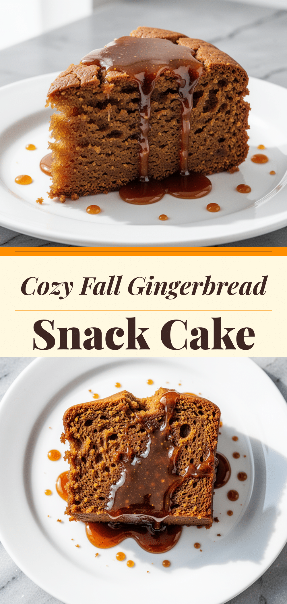 Fall Gingerbread Snack Cake: Easy 1-Bowl Recipe 5 fall gingerbread snack cake recipe