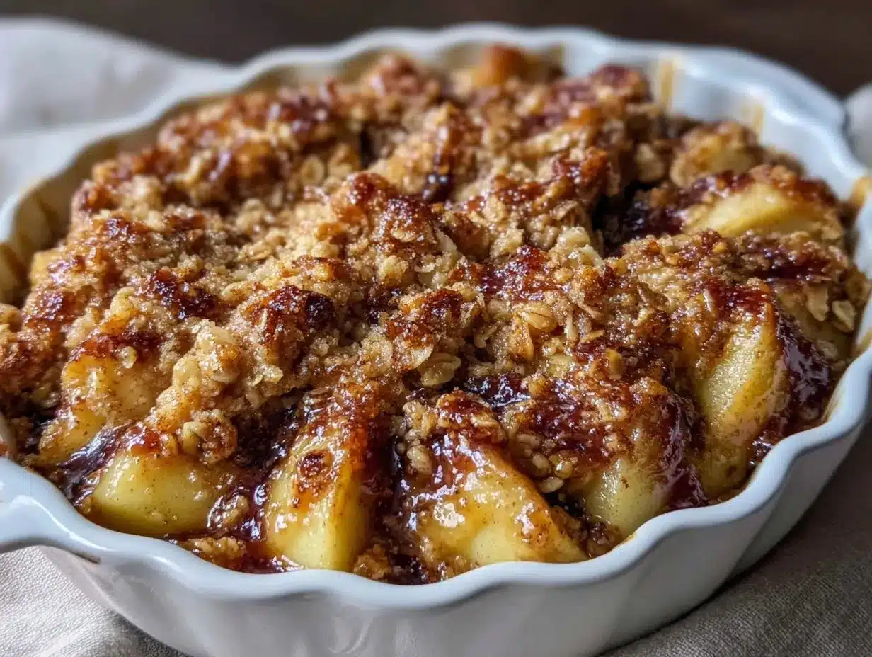 Fall Honeycrisp Apple Crisp with Buttery Oat Streusel: 1 Easy Fuel 4 Fall Honeycrisp Apple Crisp preparation steps