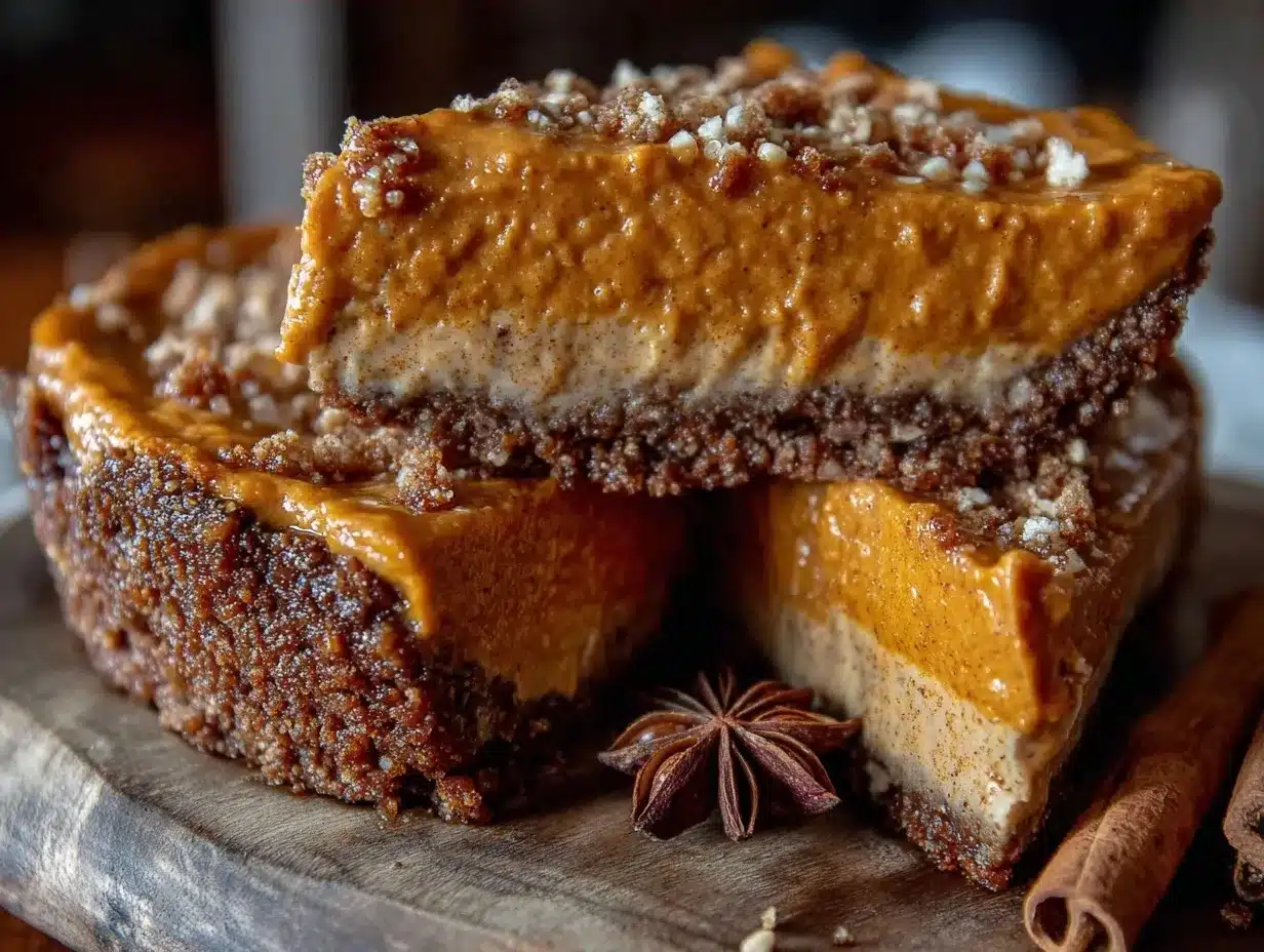 Fall No-Bake Pumpkin Pie: 5-Ingredient Gingersnap Crust 4 fall no-bake pumpkin pie preparation steps