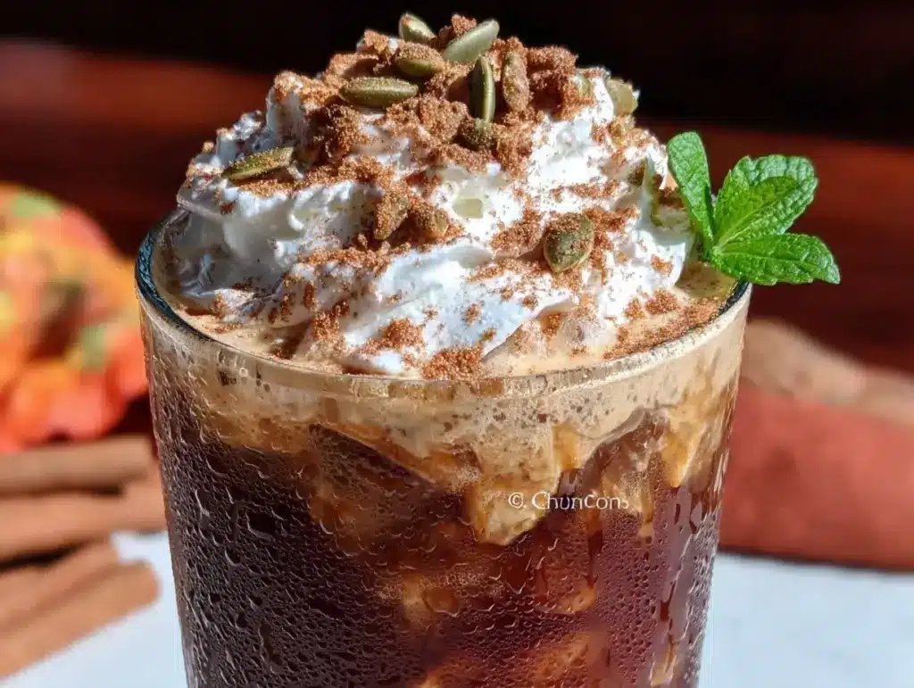 fall pumpkin cream cold brew - featured image