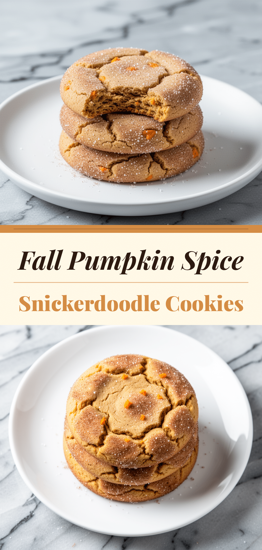 Fall Pumpkin Spice Snickerdoodle Cookies: 5-Ingredient Easy Recipe 5 fall pumpkin spice snickerdoodle cookies recipe