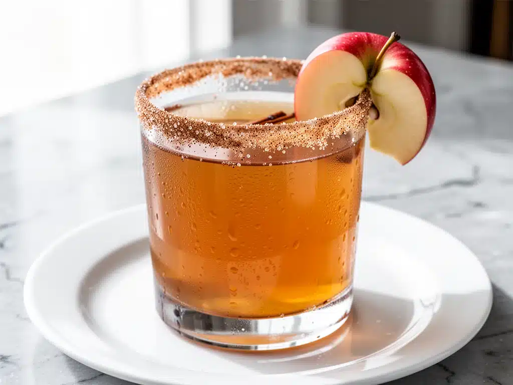 fall salted caramel apple cider - featured image