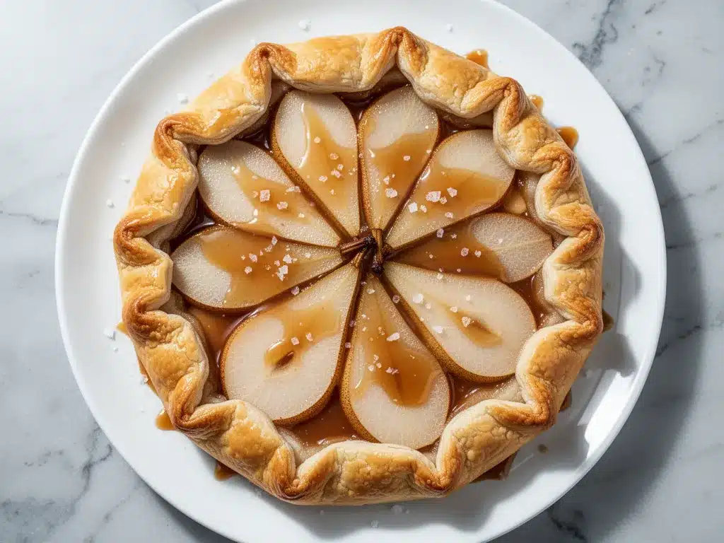 Fall Salted Caramel Pear Galette: 6 Easy Steps for a Perfect Flaky All-Butter Crust 4 fall salted caramel pear galette preparation steps