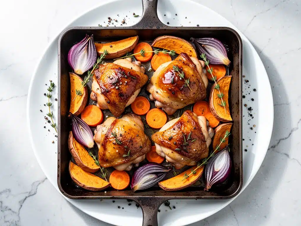 Fall Sheet Pan Maple Dijon Chicken: 30-Min Weeknight Dinner 4 Fall Sheet Pan Maple Dijon Chicken preparation steps