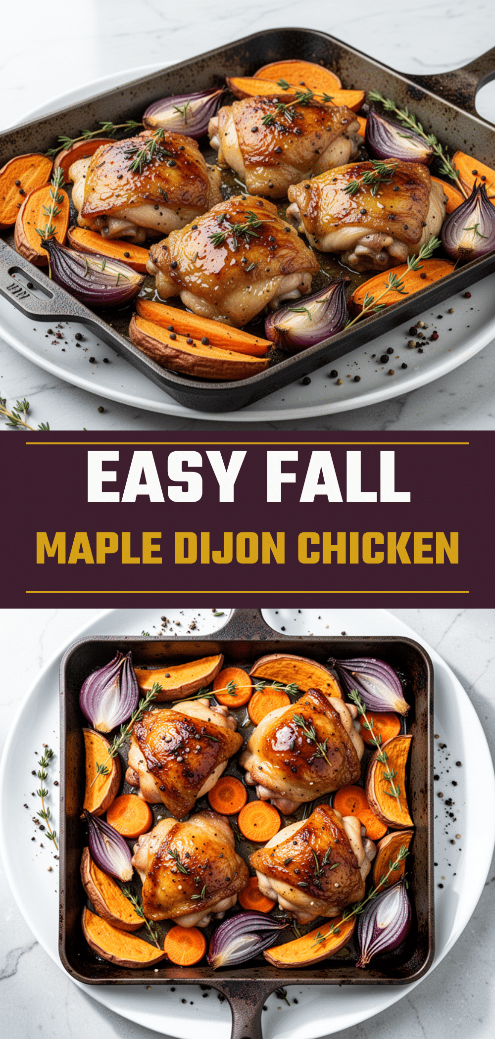 Fall Sheet Pan Maple Dijon Chicken: 30-Min Weeknight Dinner 5 Fall Sheet Pan Maple Dijon Chicken recipe