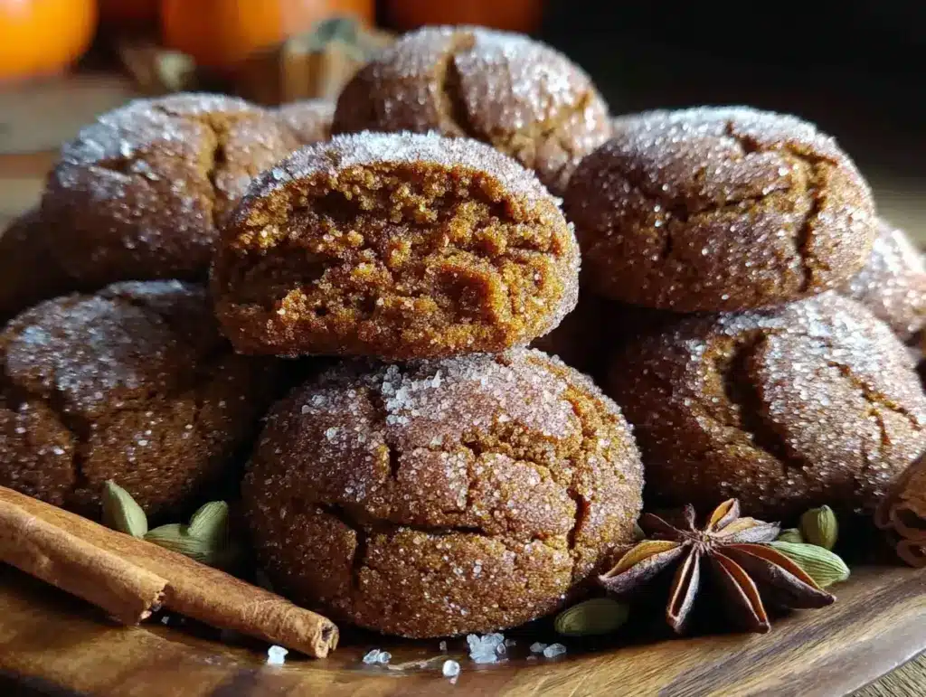 fall spiced chai snickerdoodle cookies - featured image