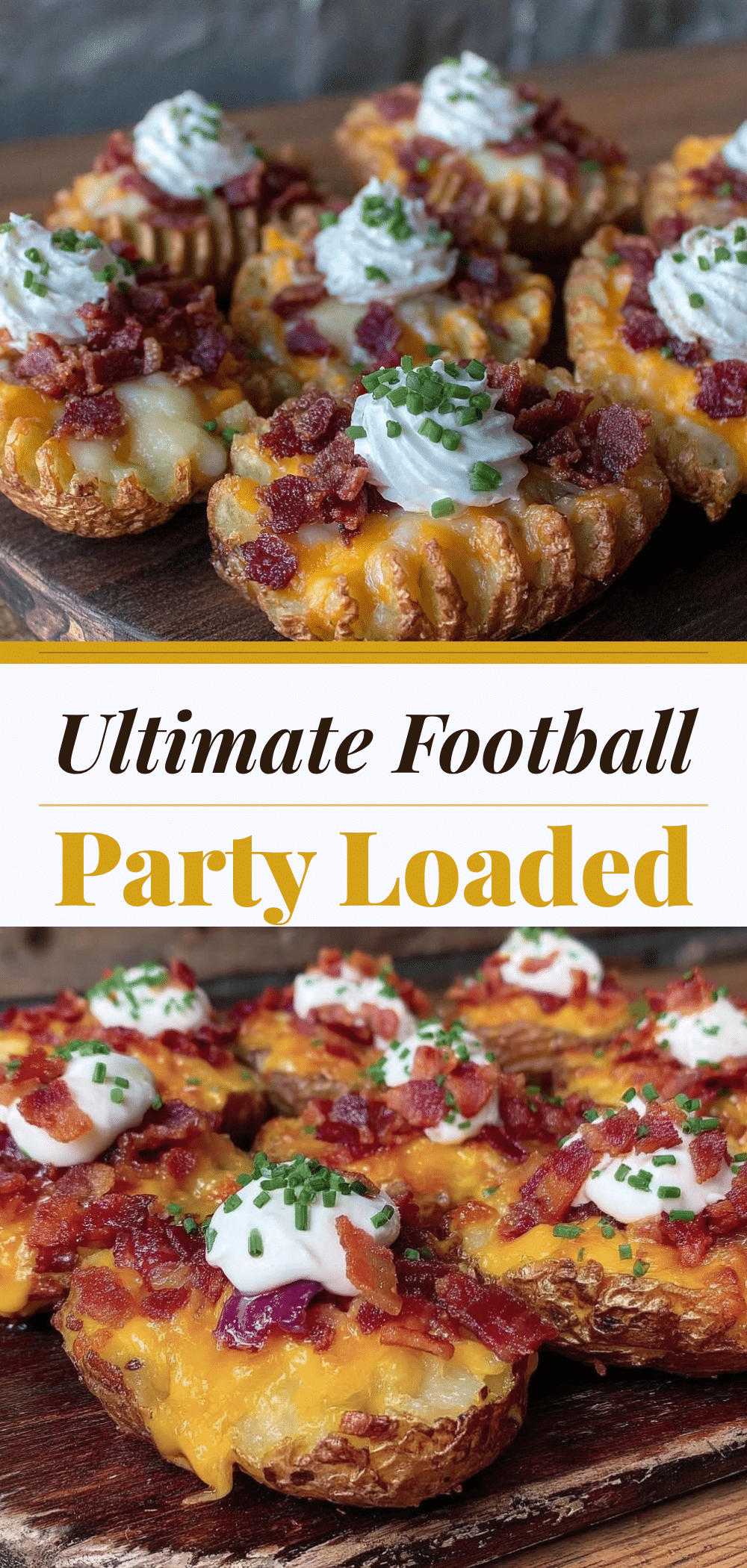 Football Party Loaded Potato Skins: Easy Budget Appetizer 5 football party loaded potato skins recipe