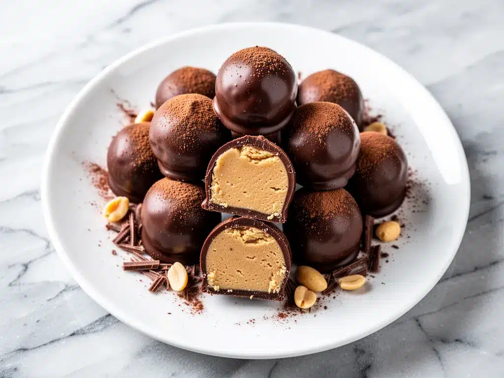 Football Sunday Peanut Butter Buckeye Balls: Best 3-Ingredient Recipe 4 football sunday peanut butter buckeye balls preparation steps