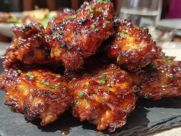 Home 3 football tailgate honey garlic chicken wings - featured image