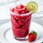frozen strawberry margarita - featured image