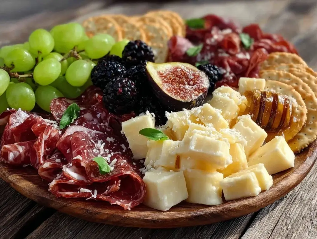 Garlic Parmesan Charcuterie Board - featured image