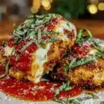gluten-free baked chicken parmesan - featured image