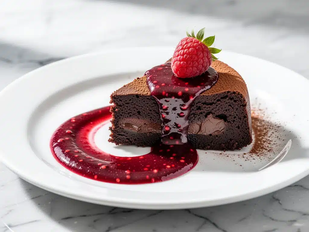 gluten-free flourless chocolate torte - featured image