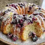 Gluten-Free Lemon Blueberry Bundt Cake - featured image