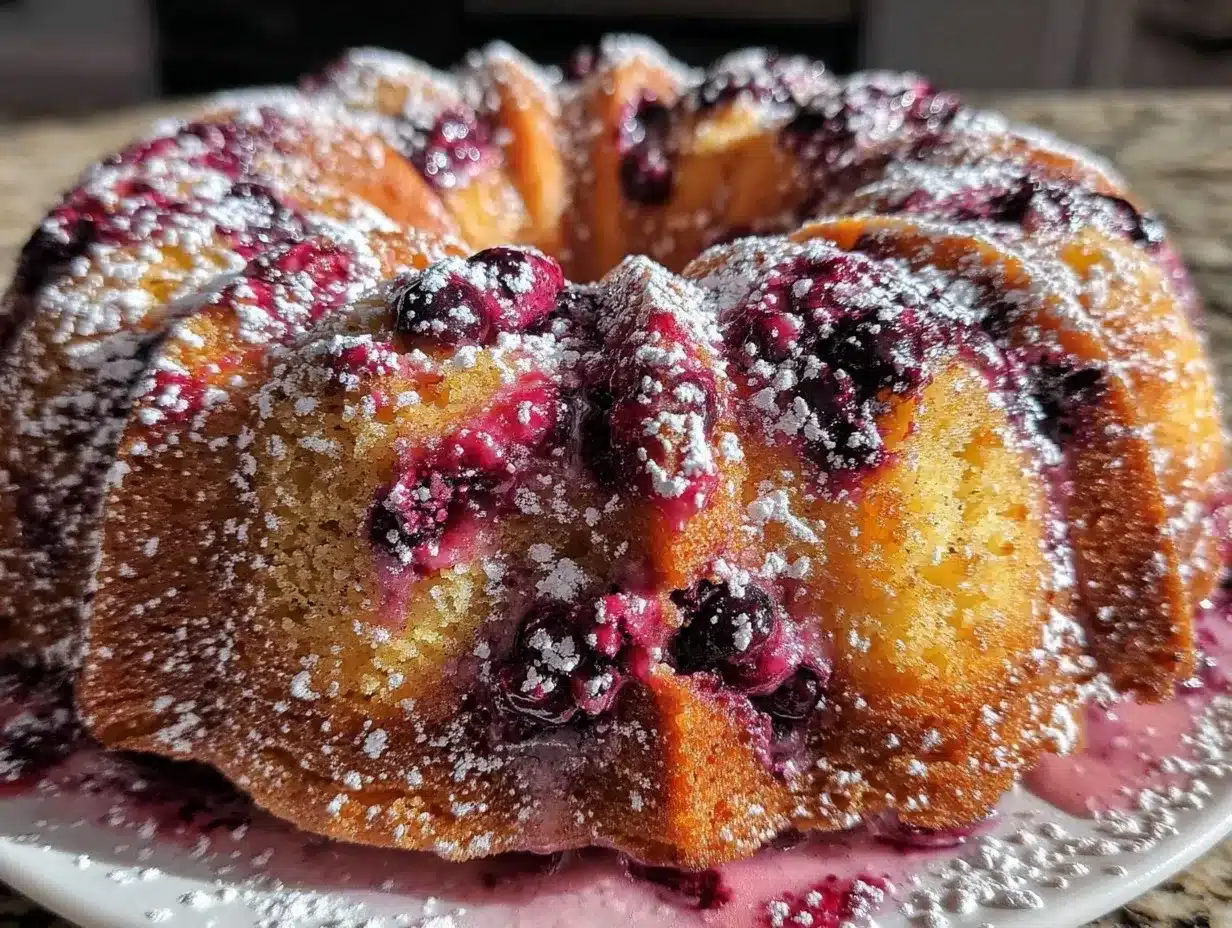 Gluten-Free Lemon Blueberry Bundt Cake: Easy 5pm Win 4 Gluten-Free Lemon Blueberry Bundt Cake preparation steps