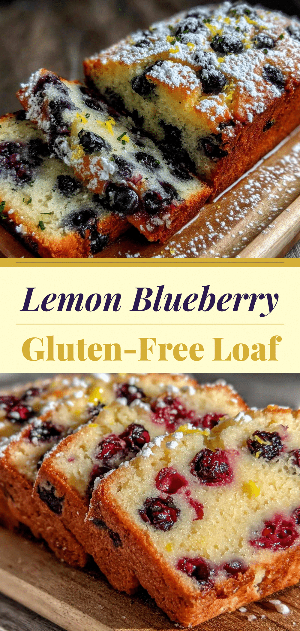 Gluten-Free Lemon Blueberry Loaf: Make While Peak 5 gluten-free lemon blueberry loaf recipe