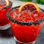 Halloween blood orange margarita - featured image