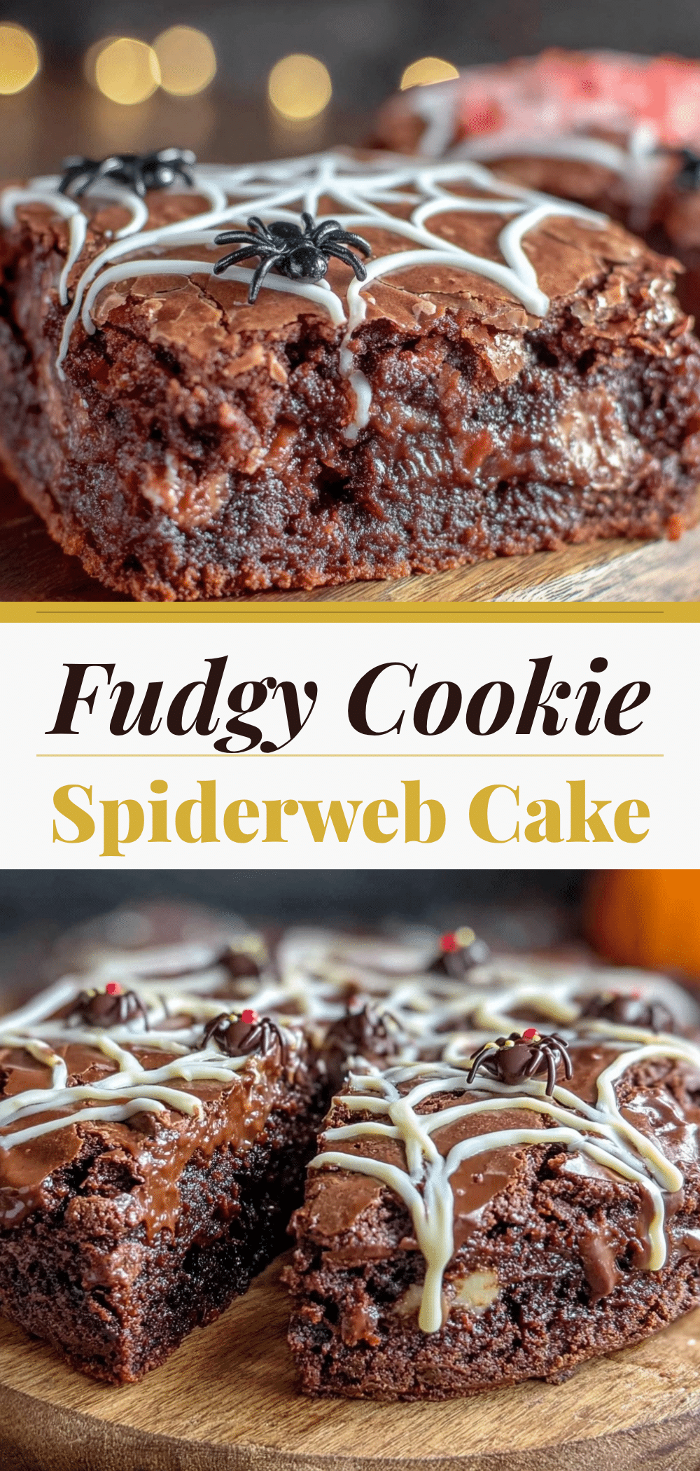 Halloween Chocolate Spiderweb Cookie Cake: Kids Will Love Helping 5 Halloween chocolate spiderweb cookie cake recipe