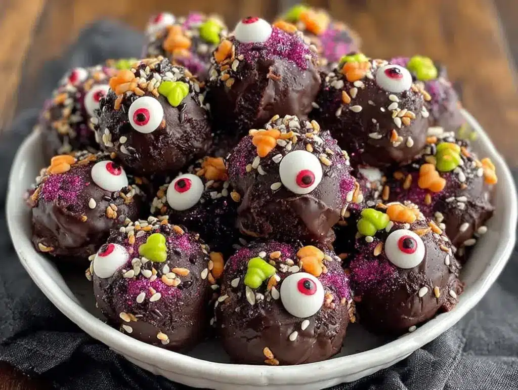 Halloween Monster Eyeball Truffles - featured image