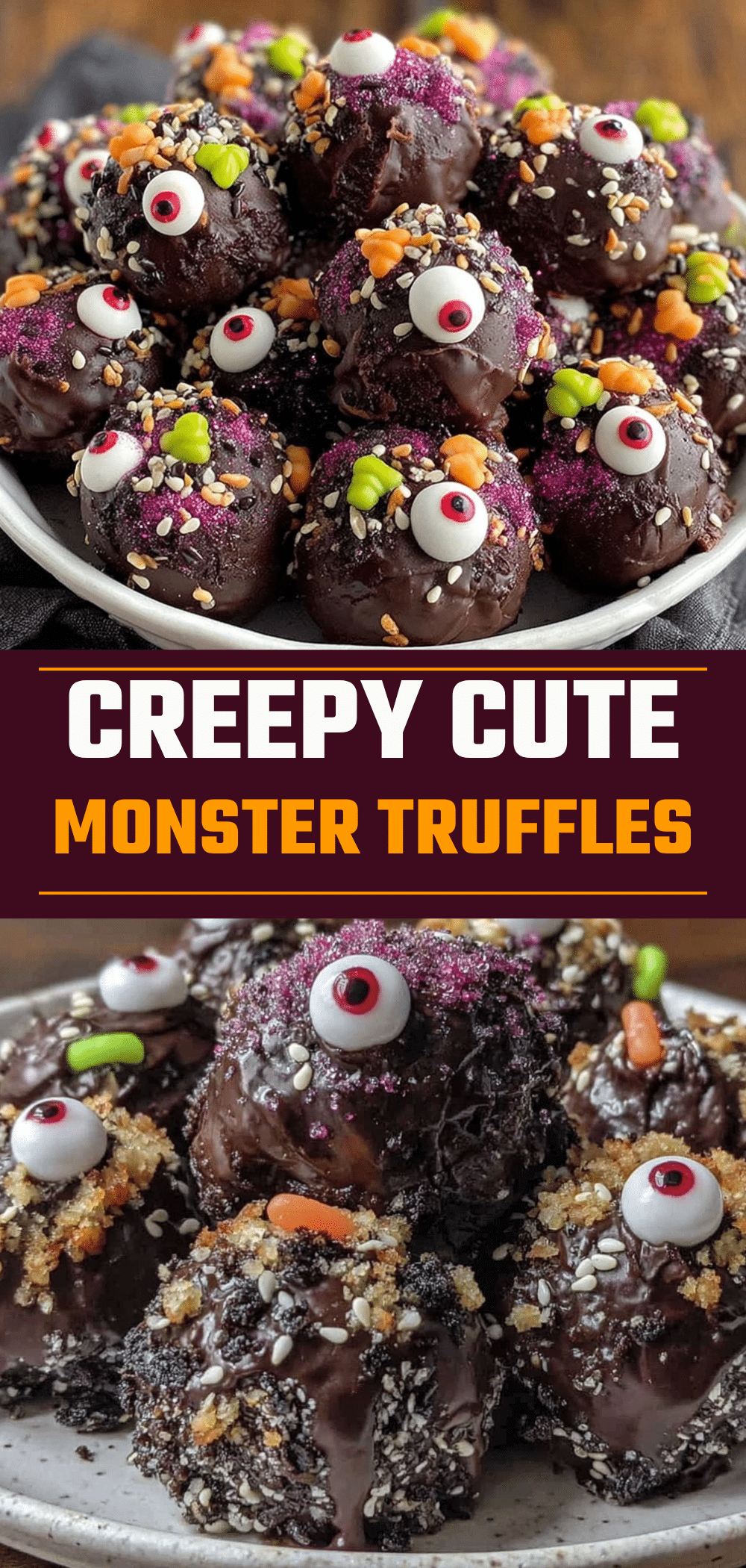 Halloween Monster Eyeball Truffles: 1-Serving Spooky Snack 5 Halloween Monster Eyeball Truffles recipe