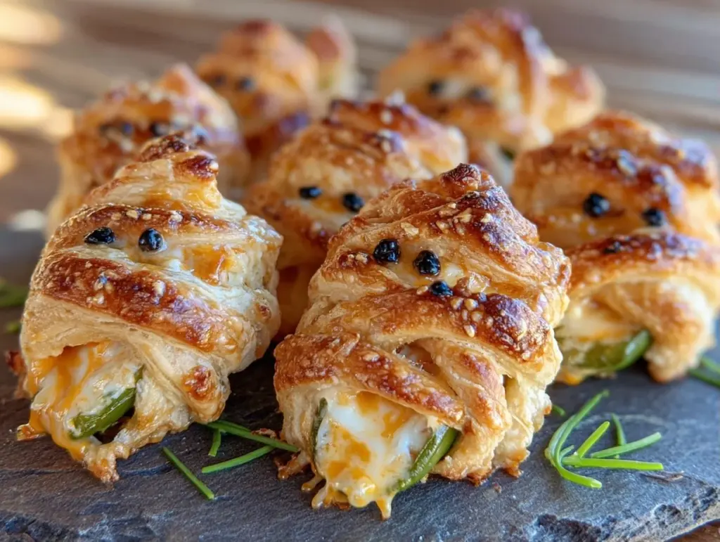 Halloween mummy jalapeno bites - featured image