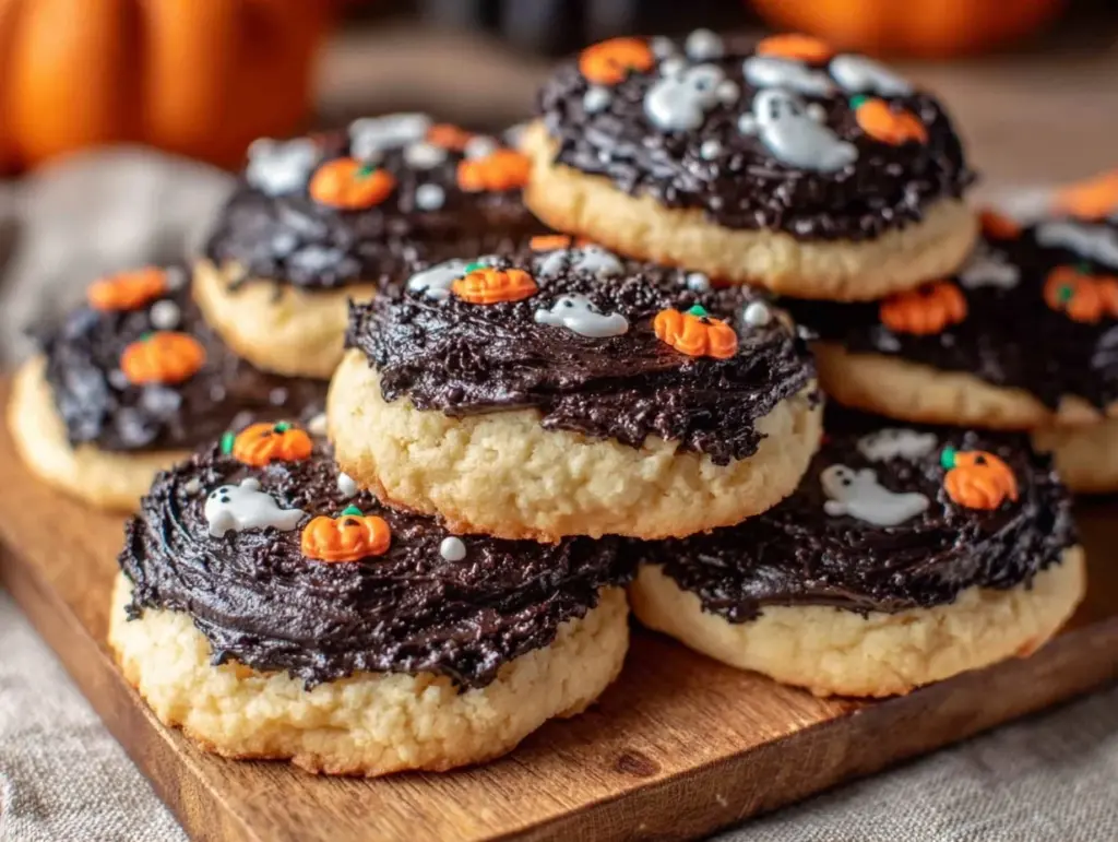halloween sugar cookies - featured image