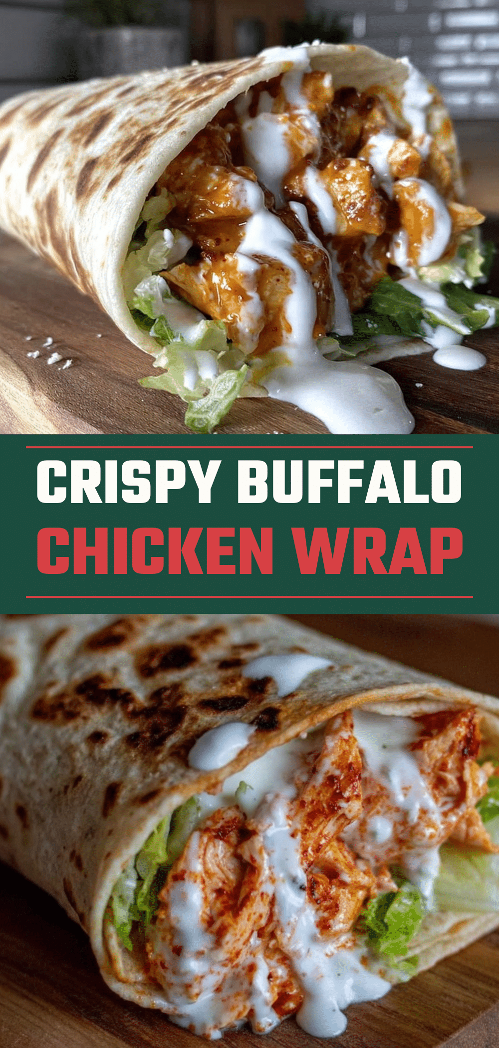 High-Protein Buffalo Chicken Wrap: Cheap, 1-Serve Meal 5 High-Protein Buffalo Chicken Wrap recipe