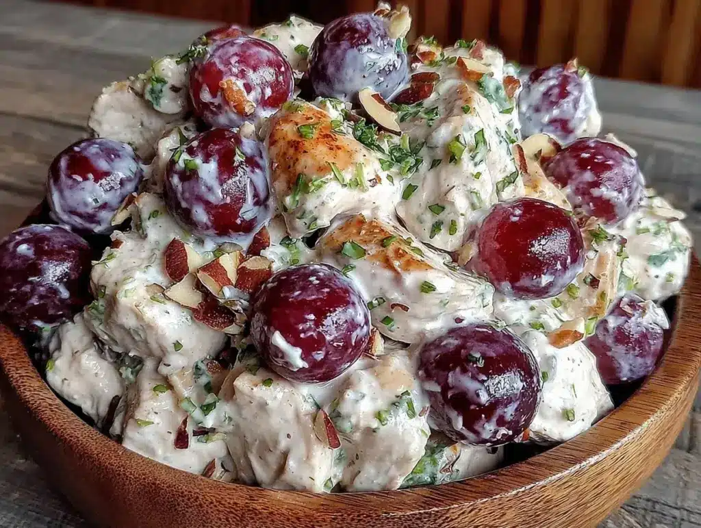 high-protein greek yogurt chicken salad - featured image