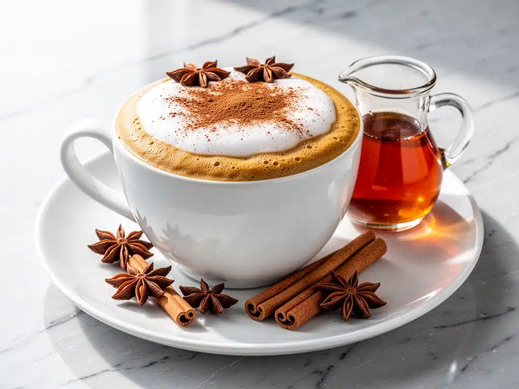 homemade pumpkin spice latte - featured image