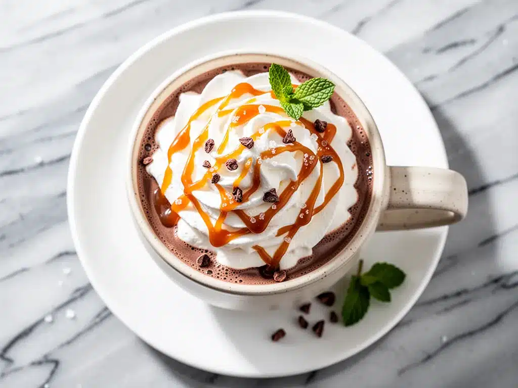 Cozy Homemade Salted Caramel Hot Chocolate: Easy 15 Min Treat 4 homemade salted caramel hot chocolate preparation steps