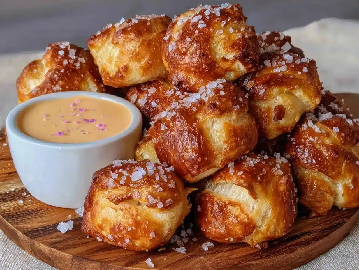 Homemade Soft Pretzel Bites: 15min Beer Cheese Snack 4 homemade soft pretzel bites preparation steps