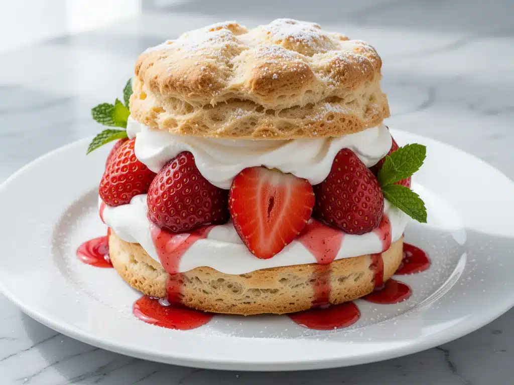 homemade strawberry shortcake - featured image