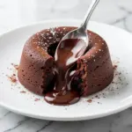 keto chocolate lava cake - featured image