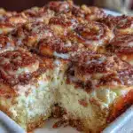 Keto Cinnamon Roll Cheesecake Bars - featured image