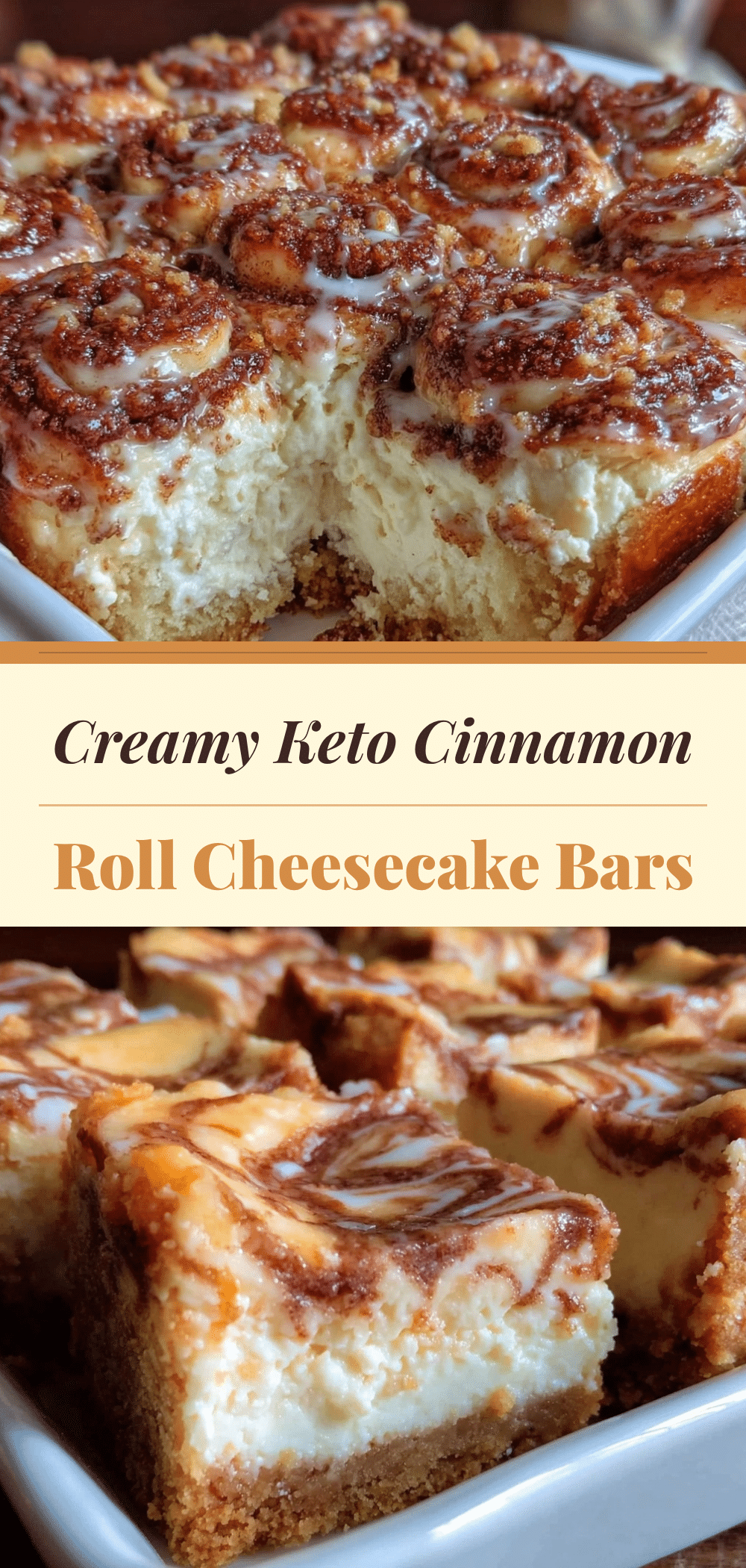 Keto Cinnamon Roll Cheesecake Bars: Grandma’s Best Low Carb Recipe 5 Keto Cinnamon Roll Cheesecake Bars recipe