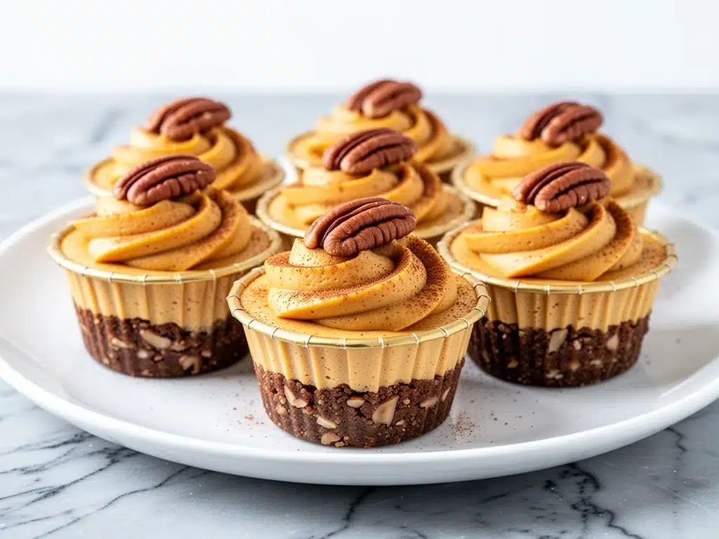 keto pumpkin cheesecake bites - featured image