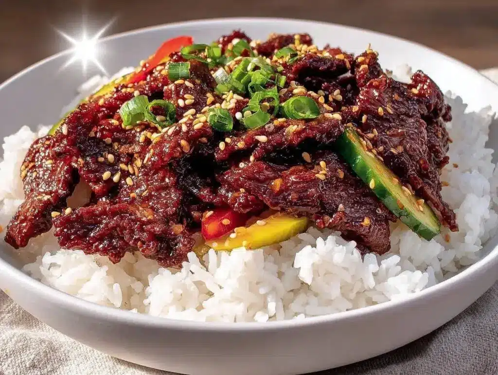 Korean Beef Bulgogi Rice Bowl - featured image