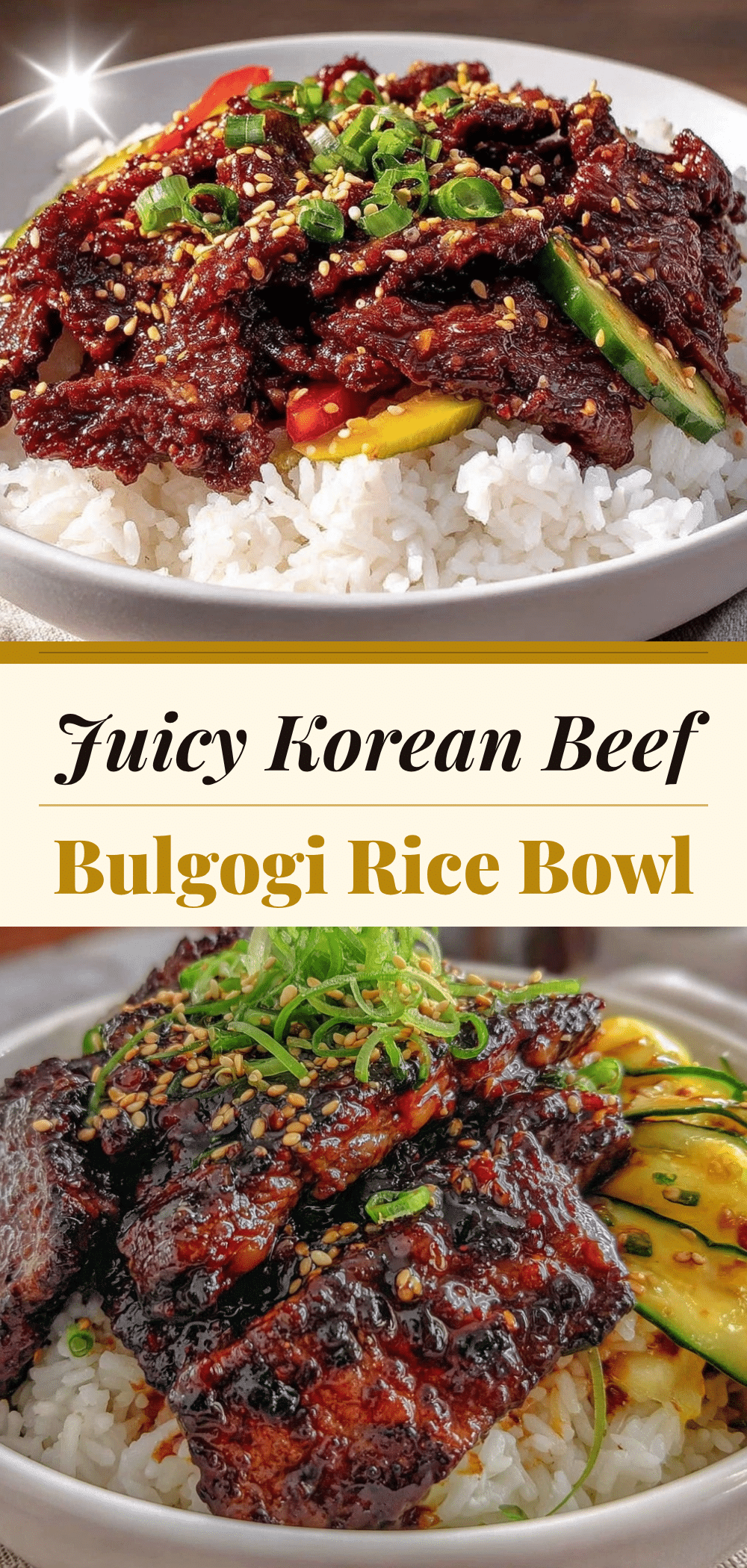 Korean Beef Bulgogi Rice Bowl: Easy Weeknight Party Dinner 5 Korean Beef Bulgogi Rice Bowl recipe