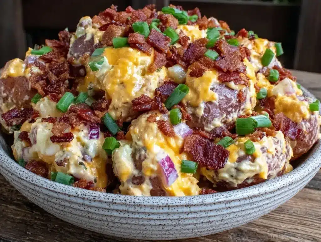 loaded baked potato salad - featured image
