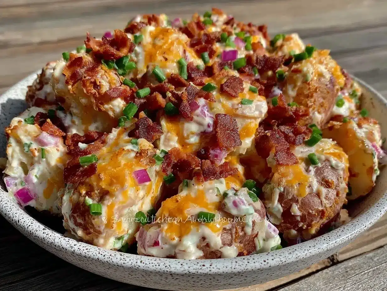 Loaded Baked Potato Salad for Labor Day: Easy 30min Side 4 loaded baked potato salad preparation steps