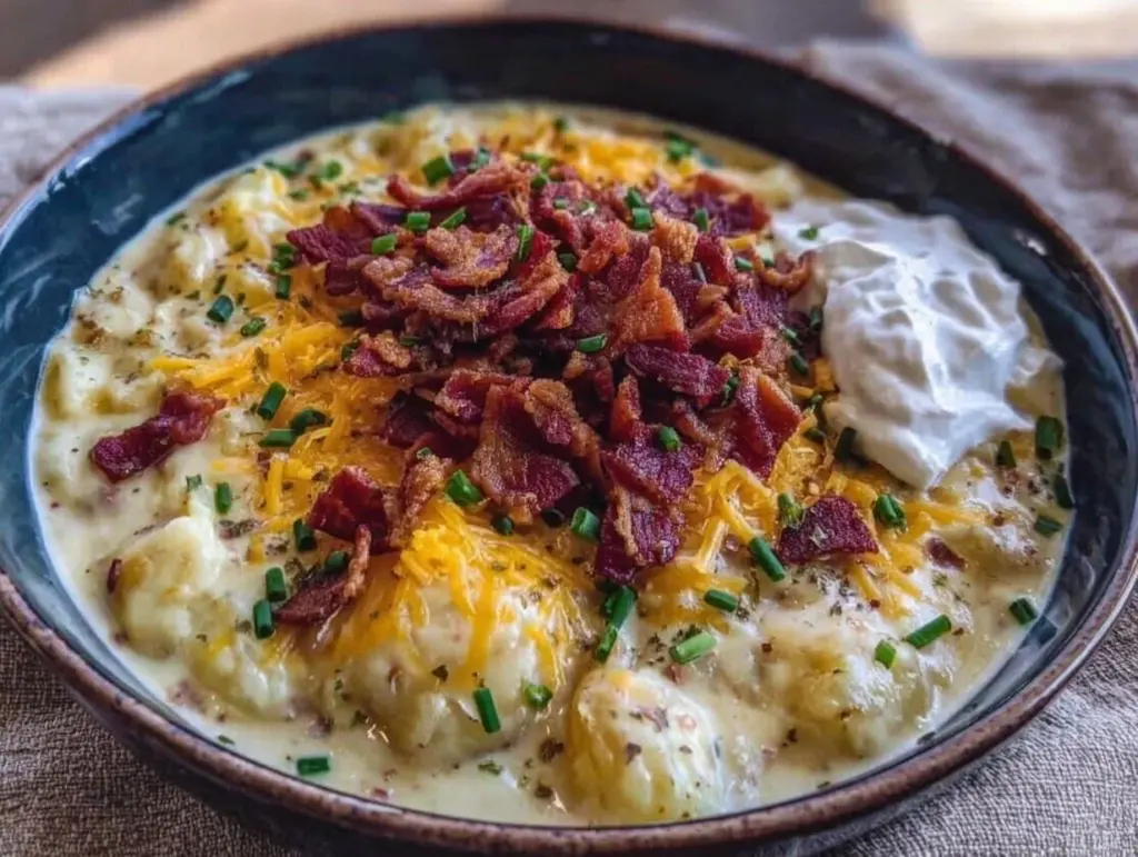 loaded baked potato soup - featured image