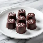 low-carb chocolate peanut butter fat bombs - featured image