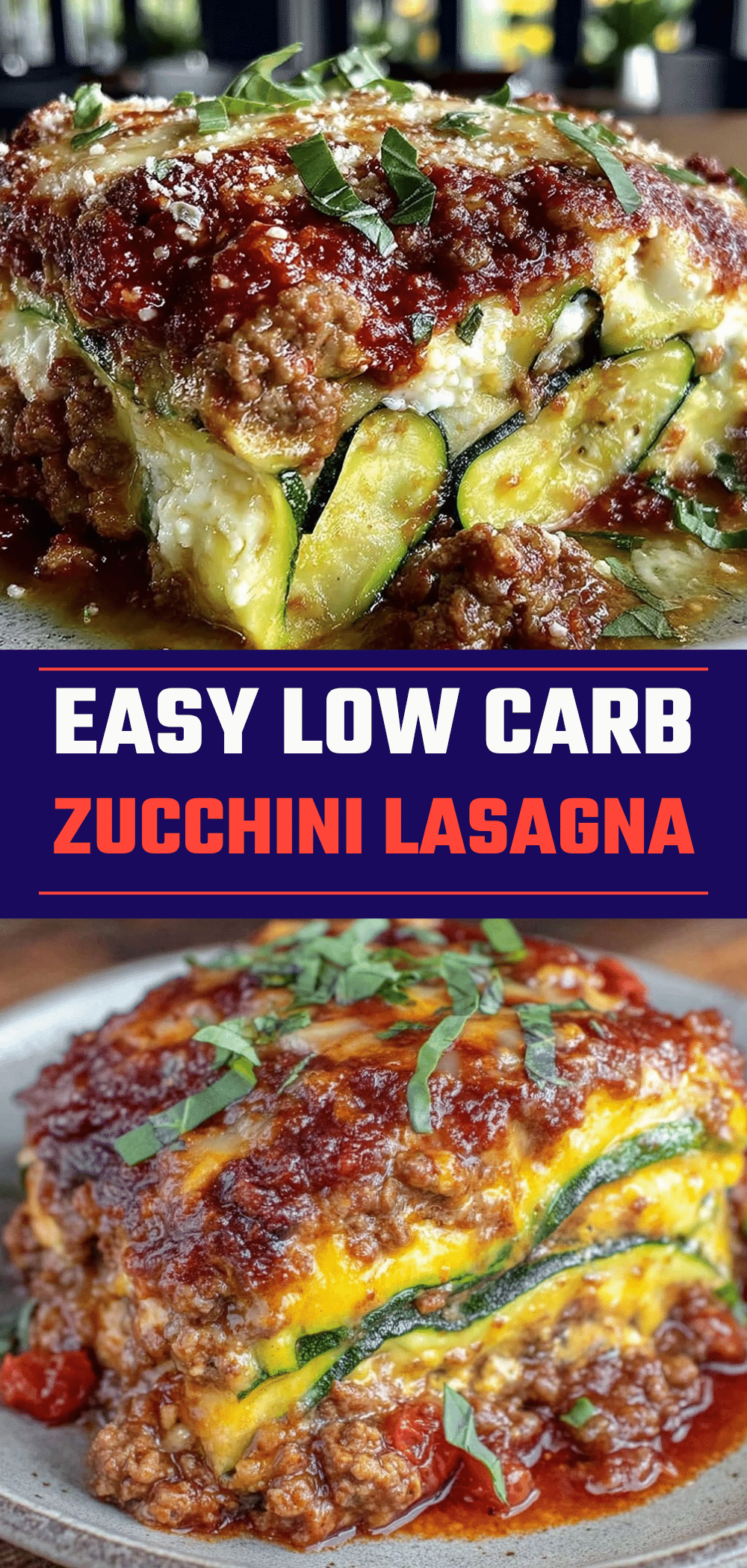 Low-Carb Zucchini Lasagna: Easy 1-Pan 5pm Dinner 5 low-carb zucchini lasagna recipe
