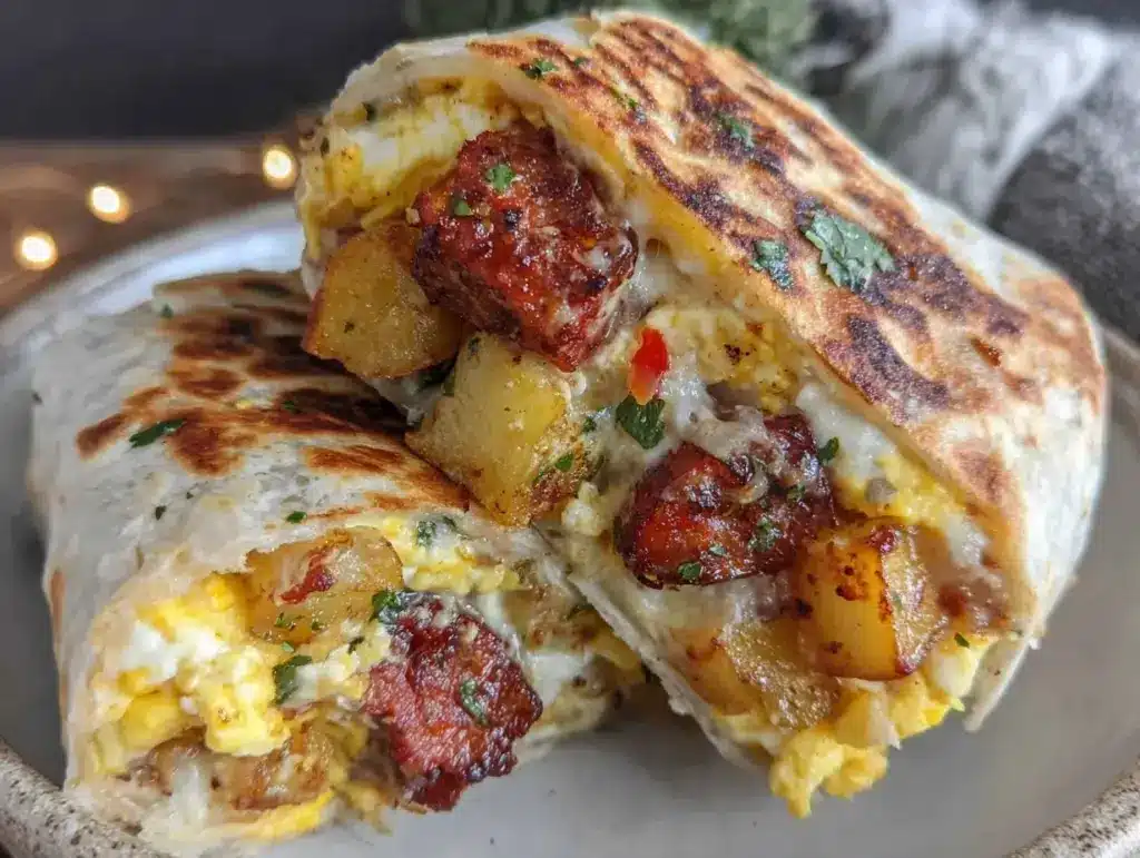 make-ahead freezer breakfast burritos - featured image