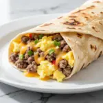 make-ahead freezer breakfast burritos - featured image