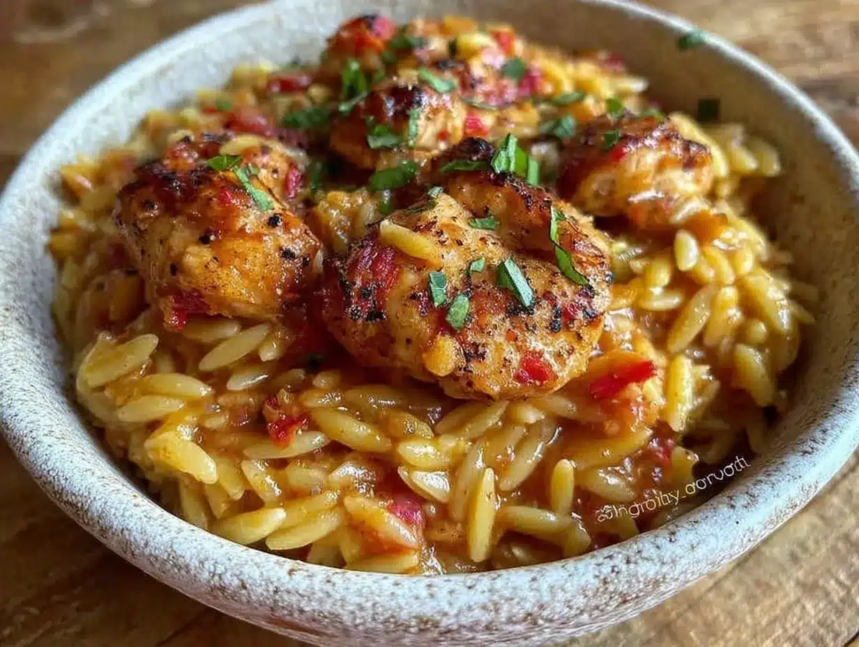 Marry Me Chicken Orzo: The One Trick for Creamy Perfection 4 Marry Me Chicken Orzo preparation steps