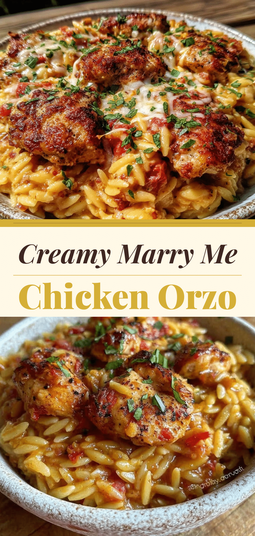 Marry Me Chicken Orzo: The One Trick for Creamy Perfection 5 Marry Me Chicken Orzo recipe