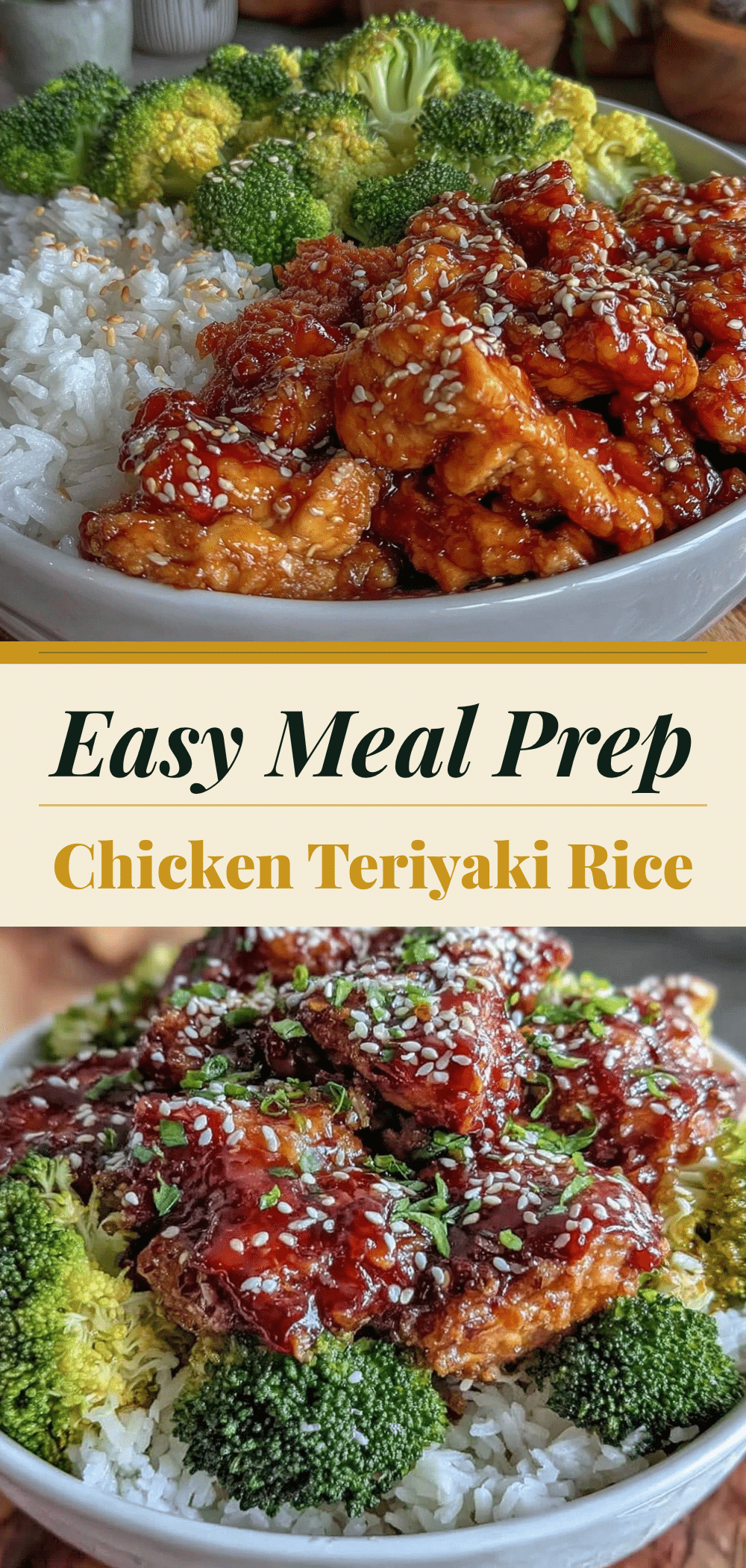 Meal Prep Chicken Teriyaki Rice Bowls: Easy Self Care Dinner 5 meal prep chicken teriyaki rice bowls recipe